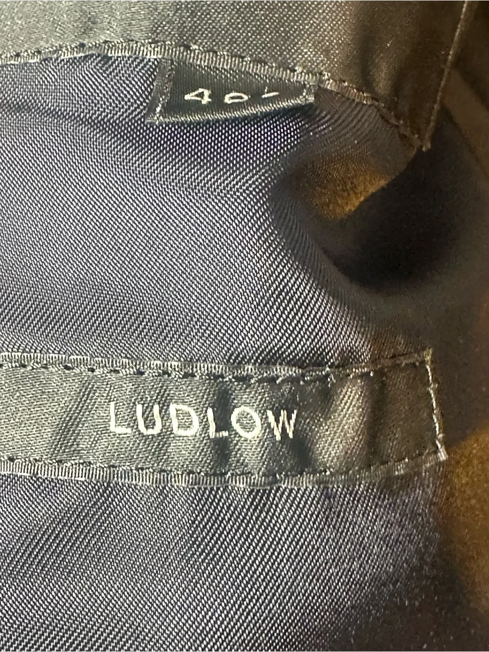 J Crew Ludlow Cotton Blue Mens 2 Button Blazer Sport Coat Jacket 40 S